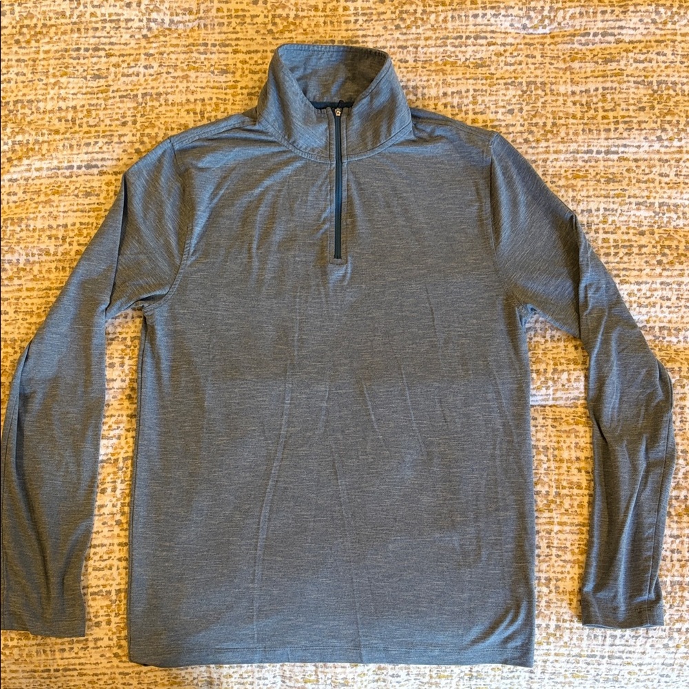 J. Crew Blue Performance Quarter-Zip